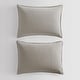 preview thumbnail 7 of 25, Calvin Klein Melange Cotton Flannel Solid Comforter Set