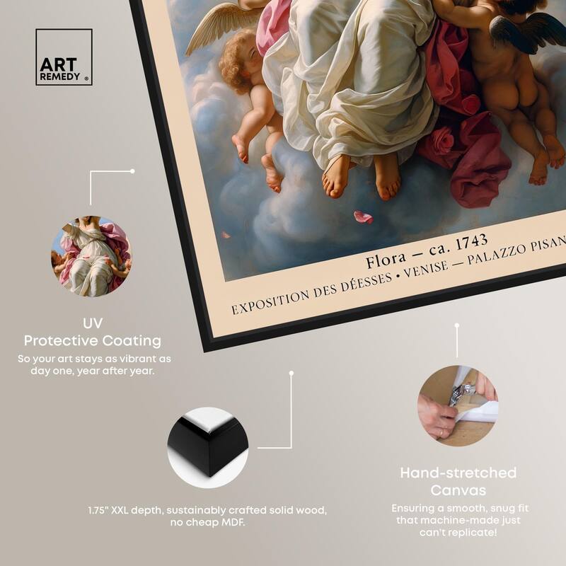 Flora in the Venetian Sky Canvas by Art Remedy