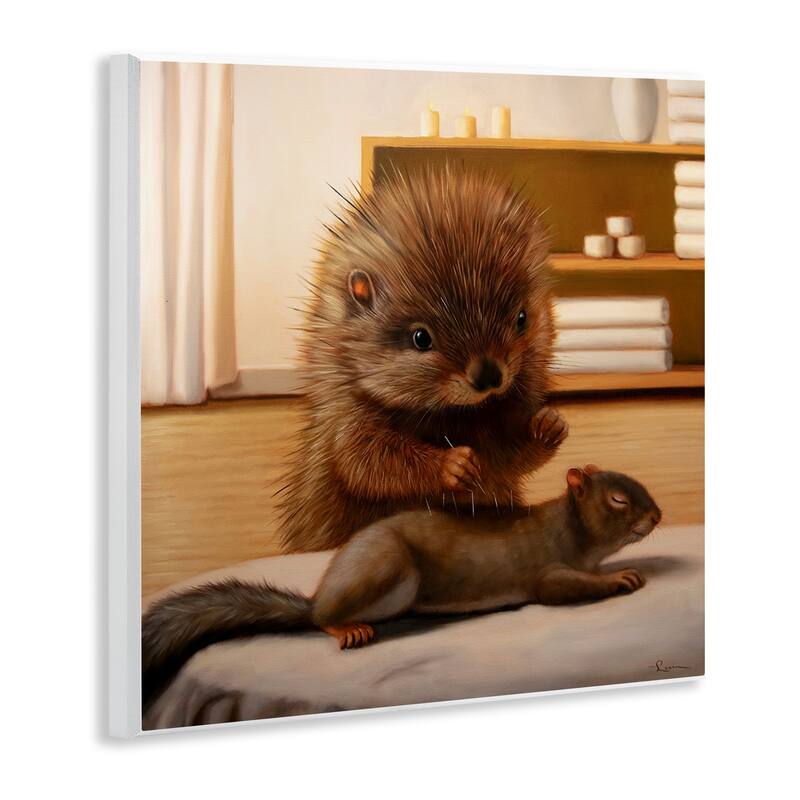 Stupell Acupuncture Spa Animals Wall Plaque Art Design By Lucia Heffernan