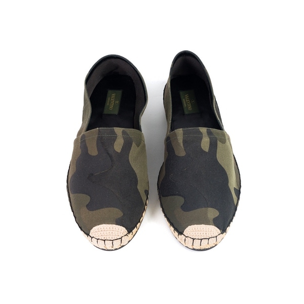 mens green slip on shoes