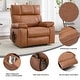 preview thumbnail 9 of 8, Recliner Chair for Home Improvement Faux Leather Durable Material Ora