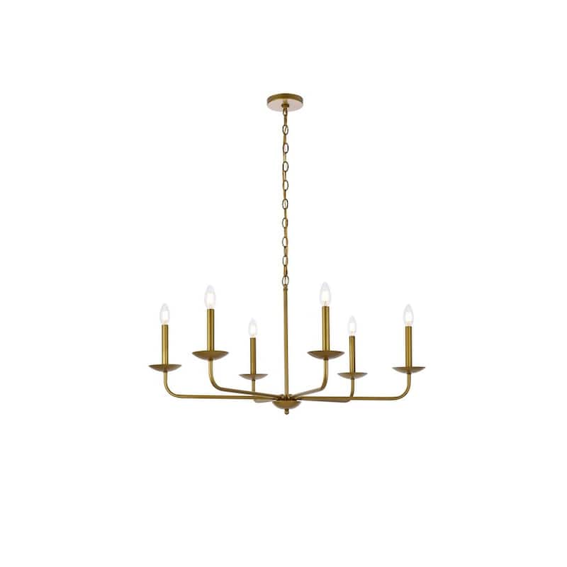 Charlie 36 inch Pendant - Brass