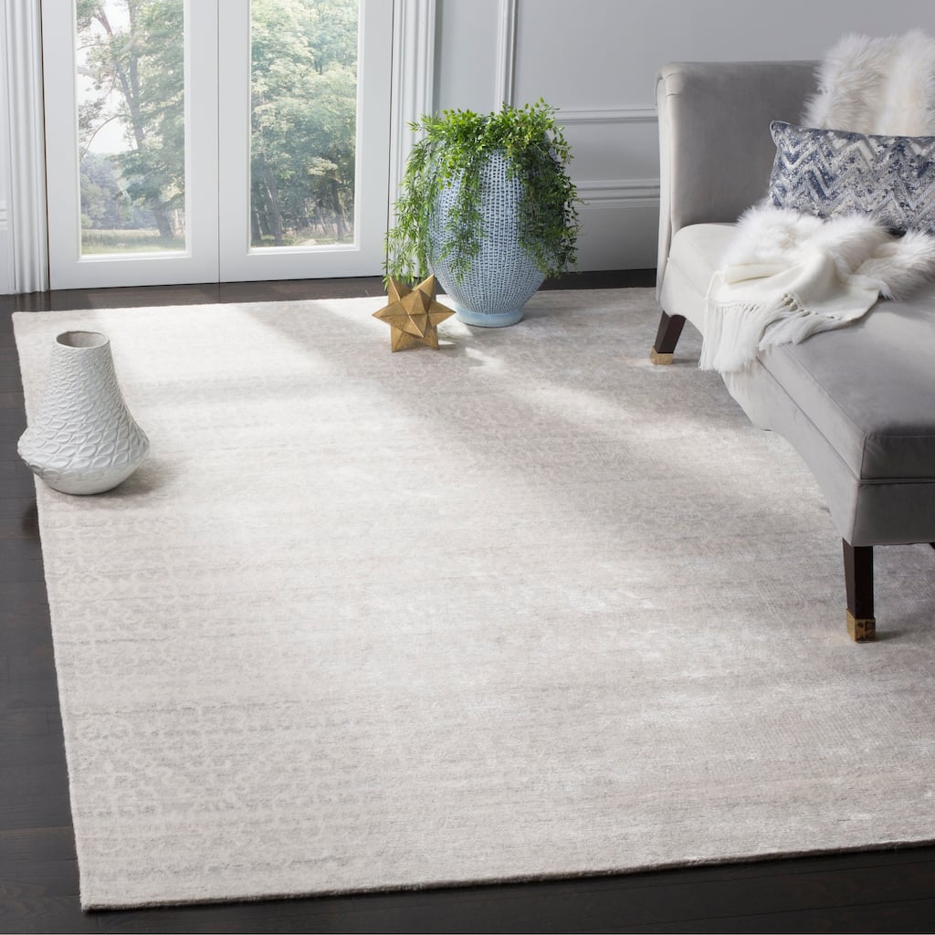 SAFAVIEH Couture Hand-knotted Tibetan Henrika Modern Wool Rug