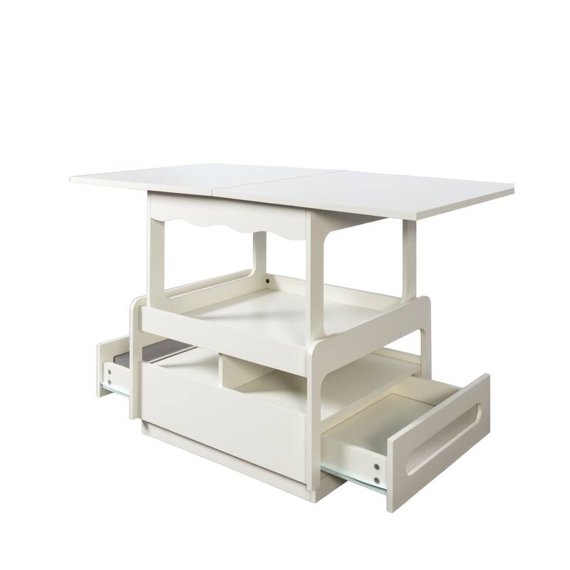 Modern 3 in 1 Transformable Coffee Table with Storage Cabinet and Lift Top, for Living Room and Dining Room