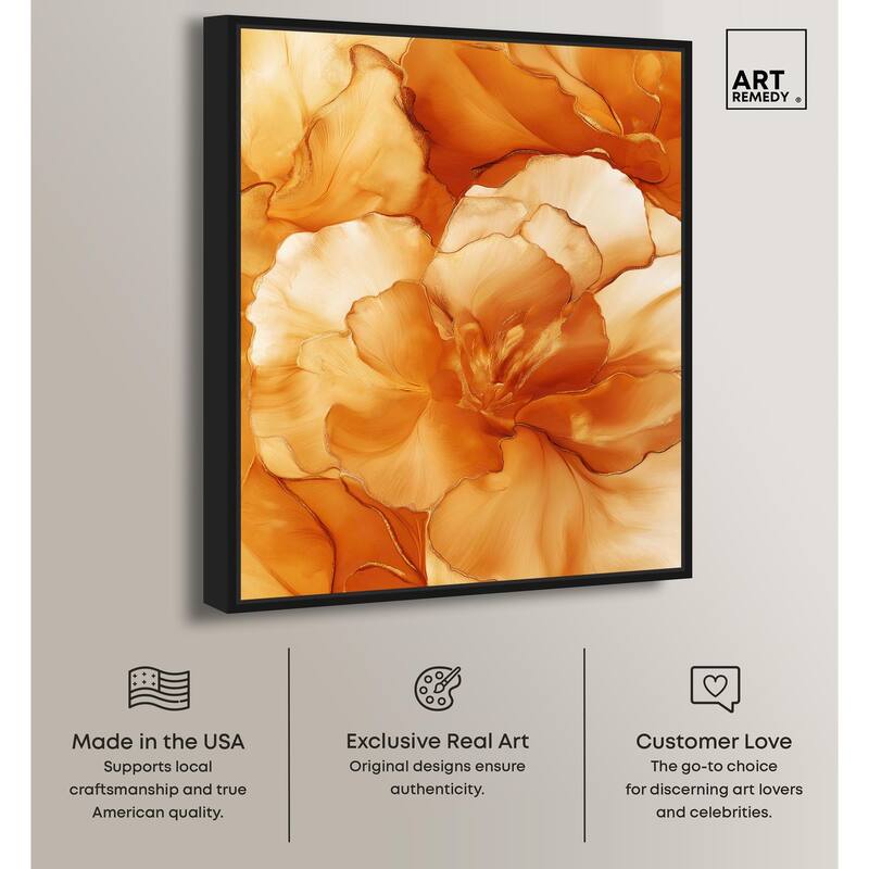 Sunlit Bloom I Canvas by Art Remedy