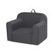 preview thumbnail 1 of 6, Delta Children Cozee Chair for Ages 18 Months and Up, Dark Grey Dark Grey