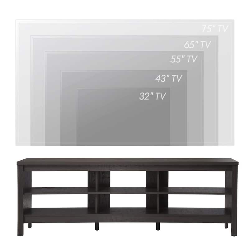 70 Inch TV Stand for 75'' TV, Classic Entertainment Center TV Console
