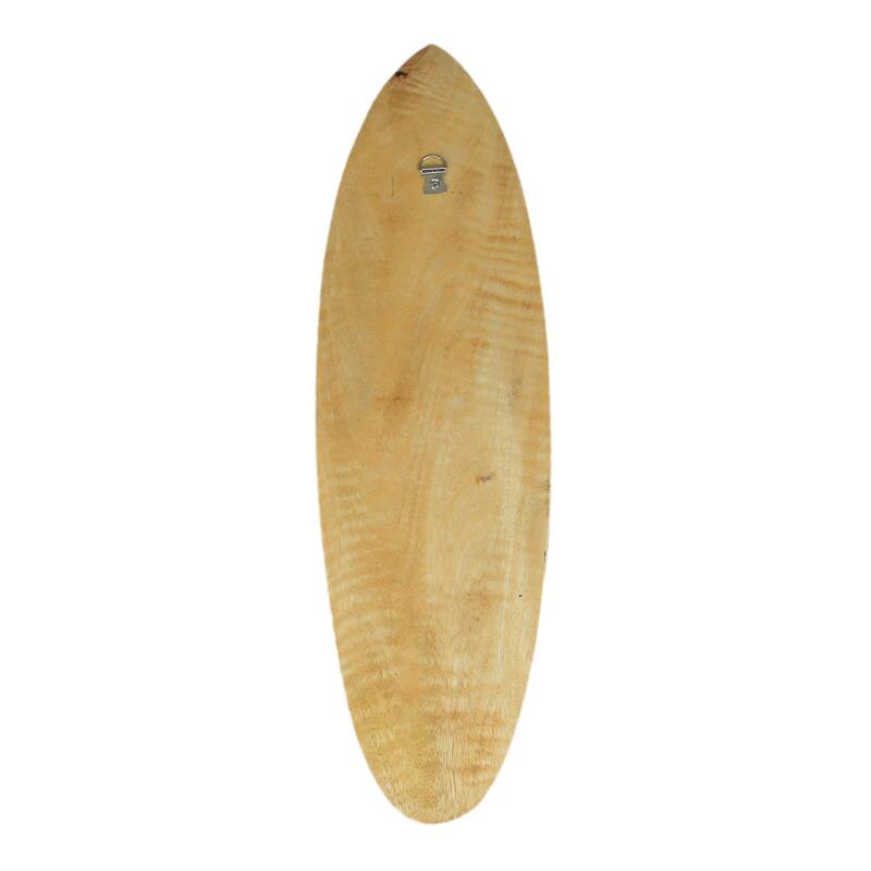 Hand Crafted Wooden Tribal Imitation Dolphin Design Surfboard Wall Hanging 20