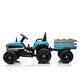 preview thumbnail 32 of 98, 24V Battery Powered Ride-On Tractor with Trailer, 2 Motors, MP3, Bluetooth, Remote Control, LED Lights for Kids 3-6 Years