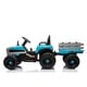 preview thumbnail 92 of 118, Luxury Electric Ride-On Tractor Toy for Children with Remote Control, Trailer, and LED Lights - 3-6 Years