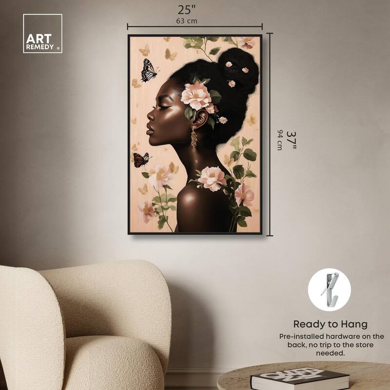 Apricot Whisper Canvas by Art Remedy