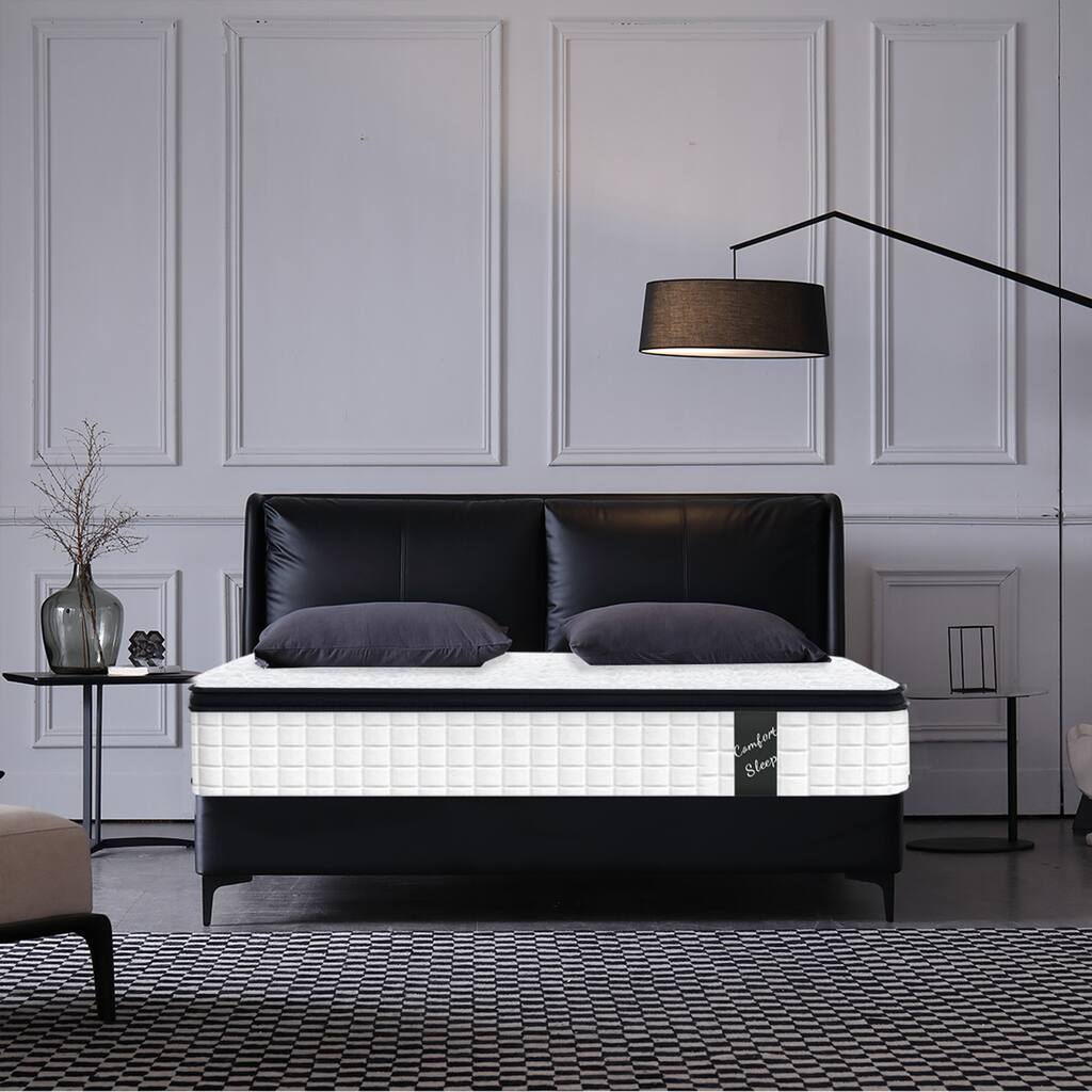 12 in Knit Fabric Top Hybrid Mattress in a Box