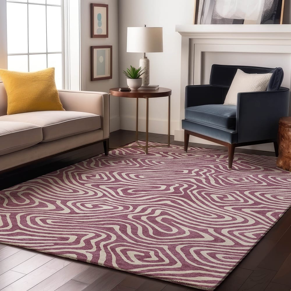 Premium Washable Super Soft Modern Maze Mayfield Rug