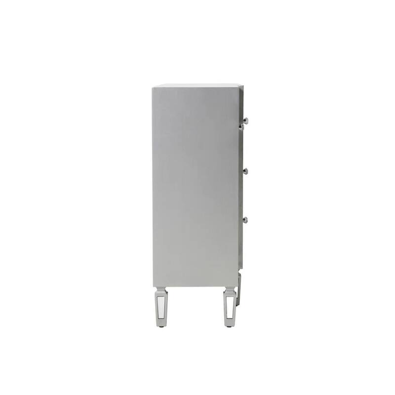 2-Door Mirrored Accent Cabinet