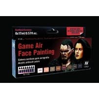 Shop Vallejo Face Painting Set 17ml Paint Overstock 17059702