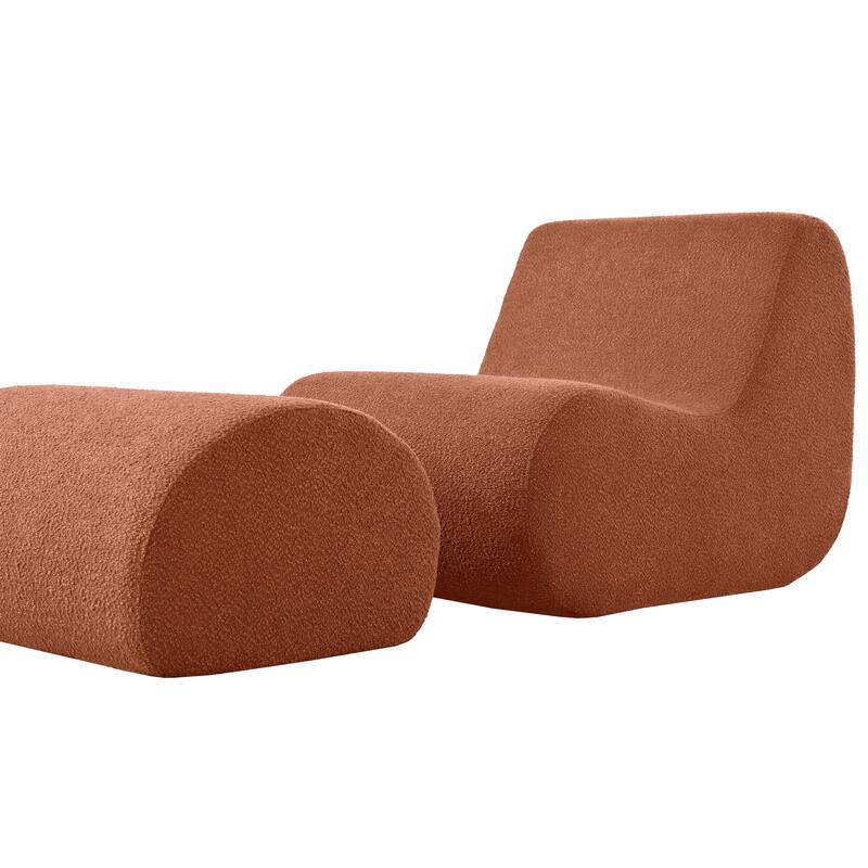 Christopher Knight Home - Mirod Elegant Accent Chair with Ottoman