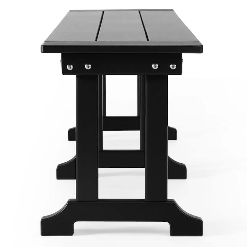 Laguna Hdpe All Weather Outdoor Patio 65" Bench