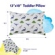preview thumbnail 14 of 14, 100% Cotton Toddler Pillow & Pillowcase 13"x18"