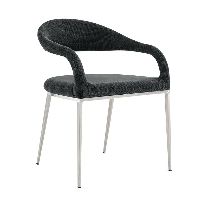 Morgan Upholstered Barrel Back Dining Chairs - Set of 2