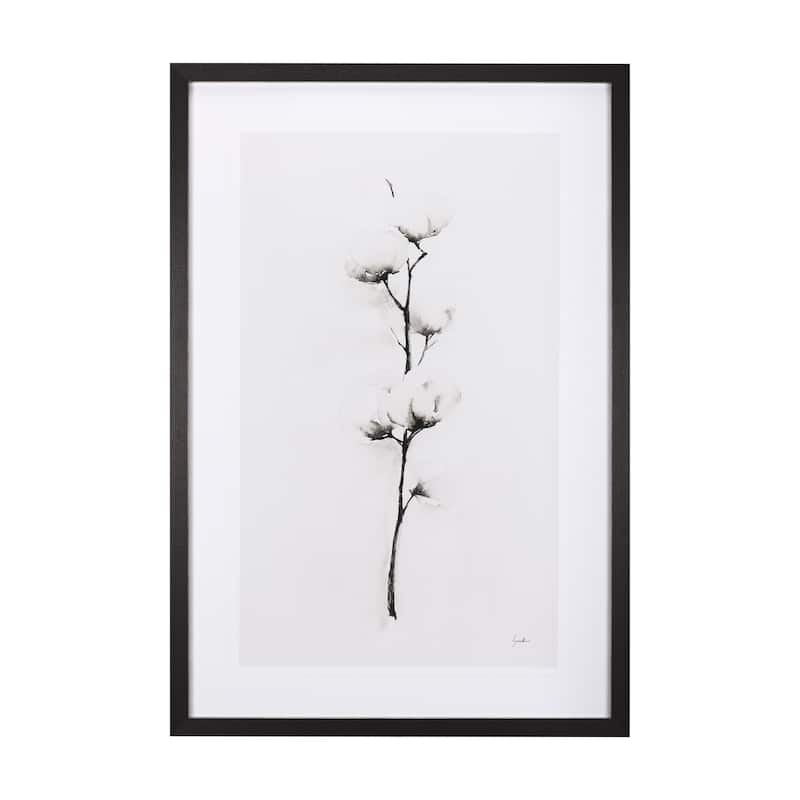 Snow Greetings II Framed Art Print