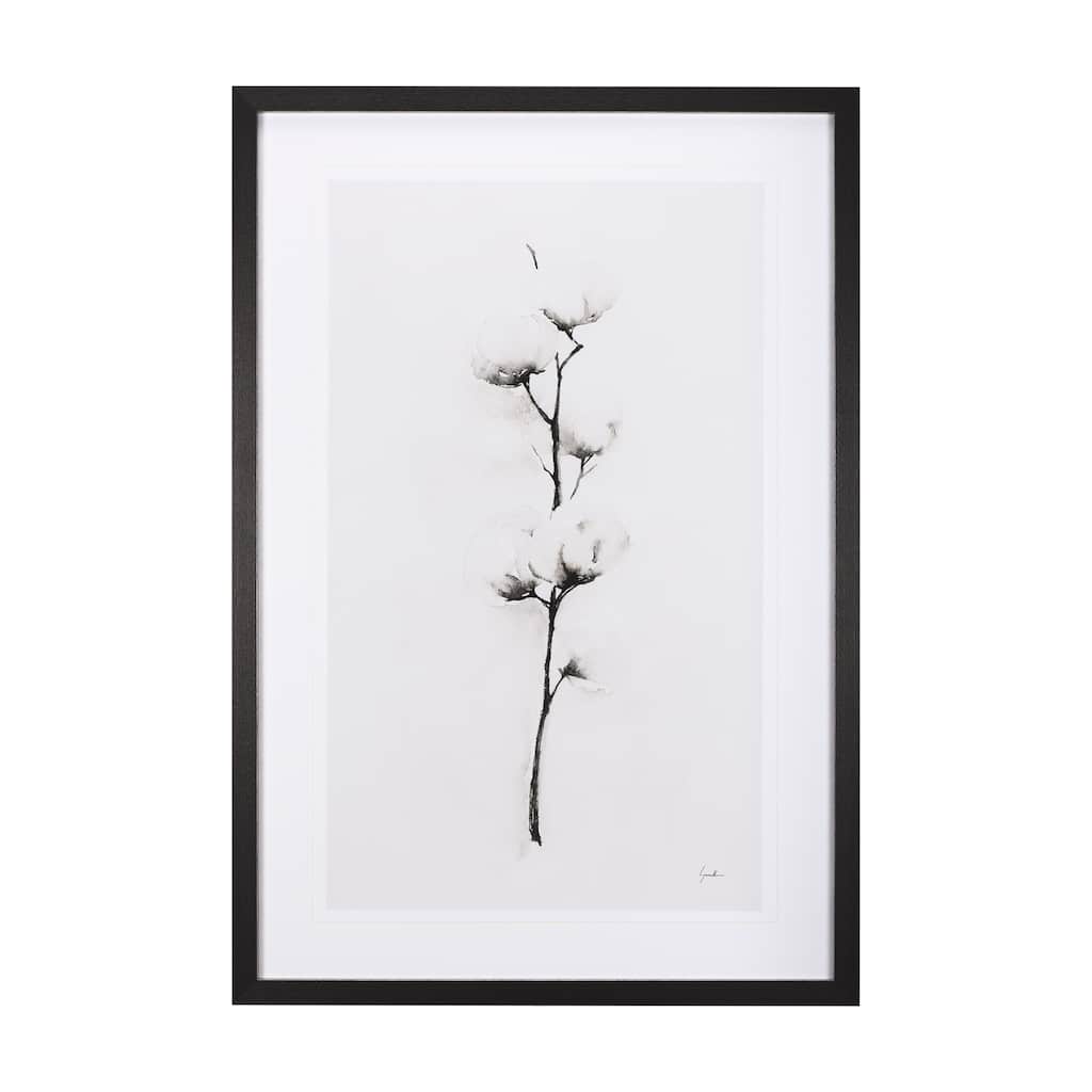 Snow Greetings II Framed Art Print