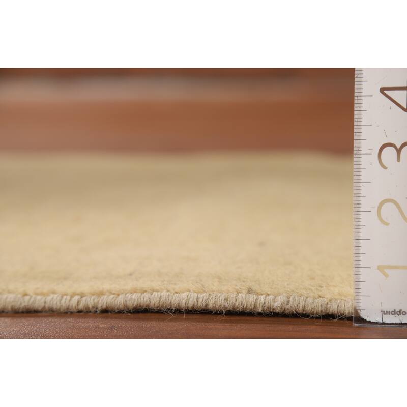 Modern Gabbeh Oriental Foyer Rug Handmade Wool Carpet - 2'7"x 3'10"