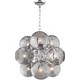 preview thumbnail 10 of 9, 9 - Light Sputnik Sphere Chandelier Modern Smoked Glass Globe Lamp