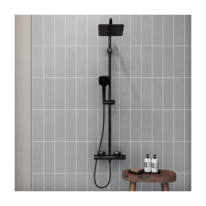 Daltile Stencil 1/2" x 12" Glazed Porcelain Jolly Trim (Sold by the Piece)
