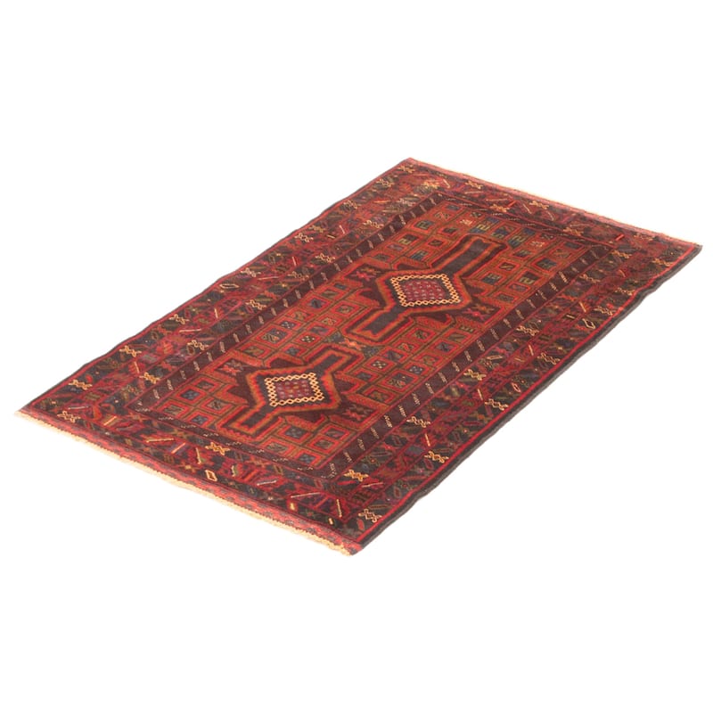 Teimani Brown Rug 3'0" x 5'1" - 3'0 x 5'1