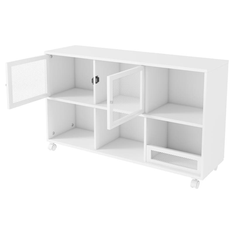Twin Size Metal Loft Bed with Movable Storage Cabinets, Low Loft Bed Metal Frame Bed with Stairs for Kids
