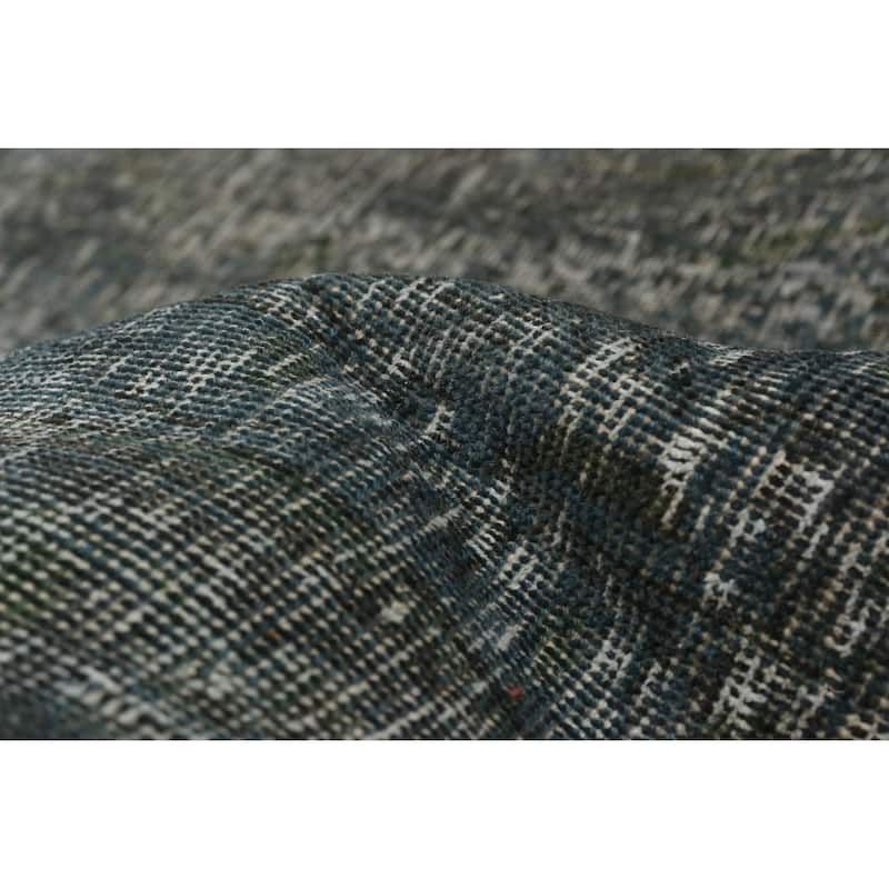 ECARPETGALLERY Hand-knotted Color Transition Dark Teal Wool Rug - 9'3 x 12'7