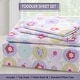 preview thumbnail 3 of 96, 3-Piece Cotton Toddler Sheet Set for Kids Boys & Girls (Animals, Fish, Sports, Floral)