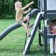 preview thumbnail 9 of 12, Backyard Discovery Whispering Point Light Gray Cedar Wood Swing Set - 15'3" x 11'6"