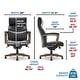 preview thumbnail 3 of 48, La-Z-Boy Modern Greyson Executive Office Chair, Ergonomic High-Back with Lumbar Support, Bonded Leather