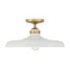 preview thumbnail 2 of 6, Minka Lavery 3936 Crowne 16" Wide Semi-Flush Ceiling Fixture