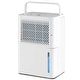 preview thumbnail 1 of 3, Home Basement Dehumidifier 2000 Sq. Ft Portable w/ 3 Modes 24H Timer White
