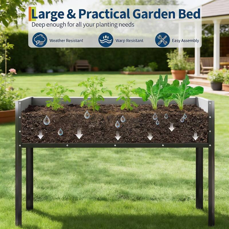 Elevated Raised Garden Bed, with Legs