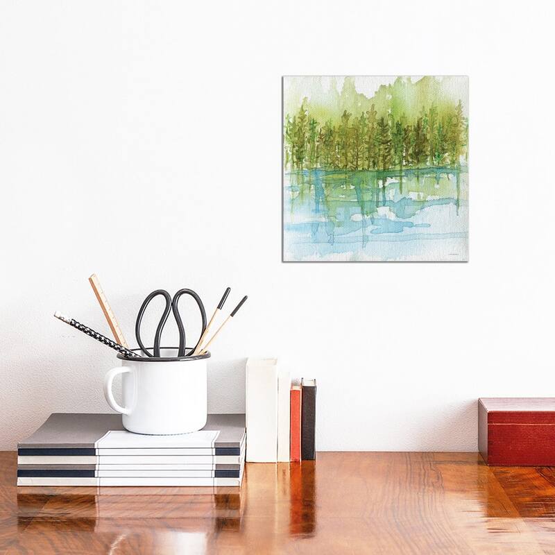iCanvas "Forest Reflections" by Kamdon Kreations Canvas Print - 12x12x0.75