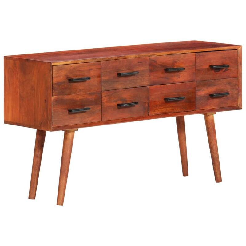 vidaXL Sideboard 43.3"x11.8"x23.2" Solid Wood Mango