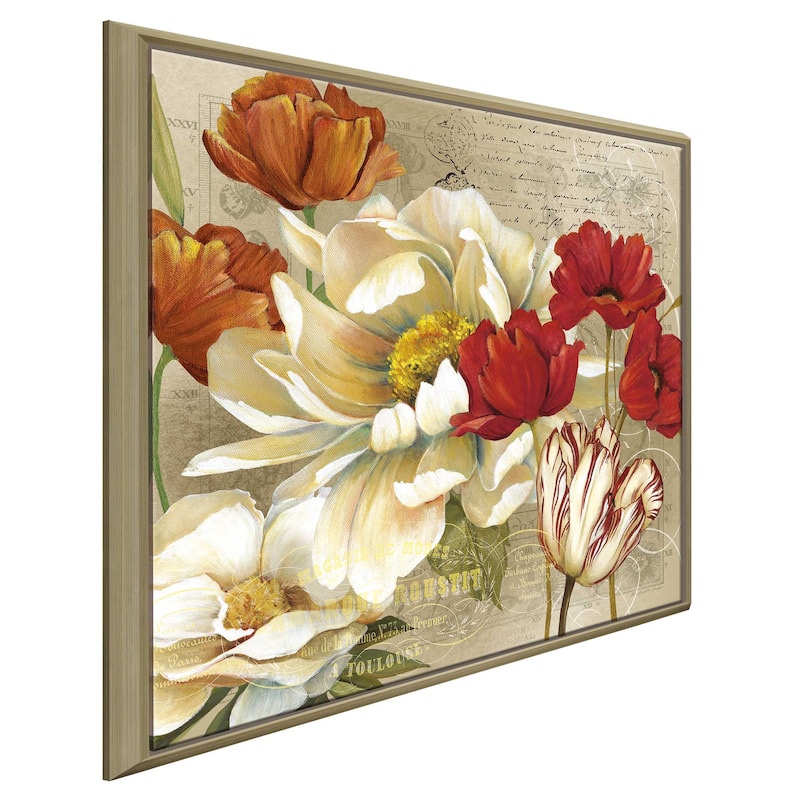 "Jardin II" by Carol Robinson Print on Floating Canvas