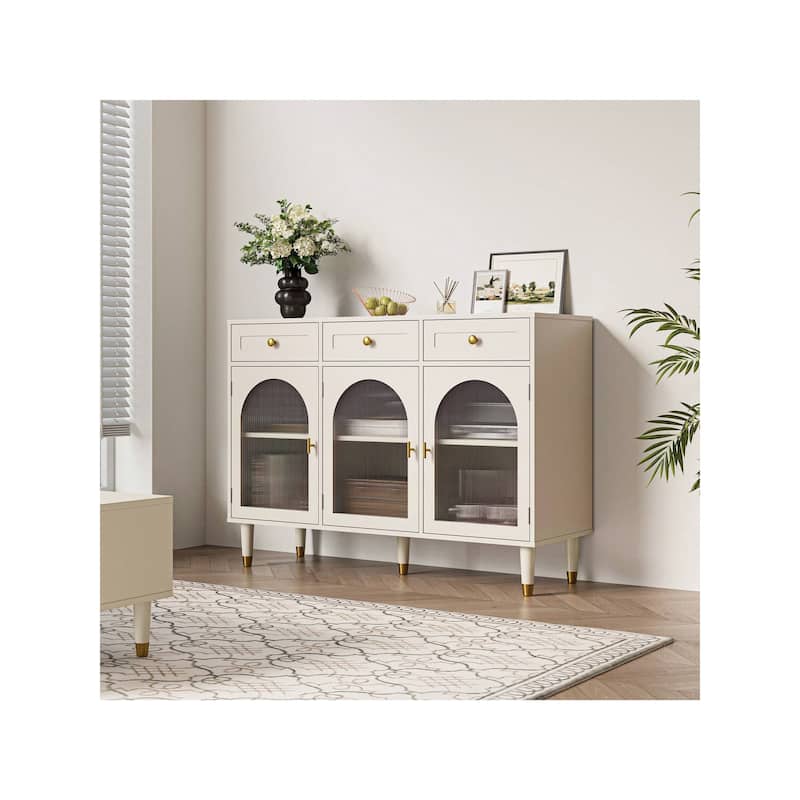 RoyalCraft RoyalCraft 47.2" Wide 3 Drawer Sideboard Buffet