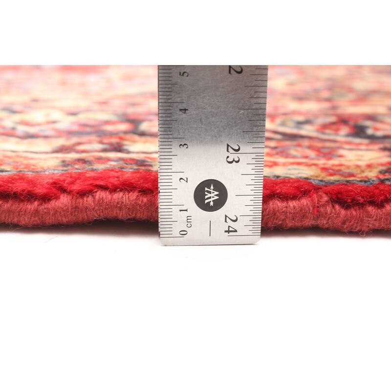 ECARPETGALLERY Hand-knotted Kayseri Red Wool Rug - 4'2 x 7'10