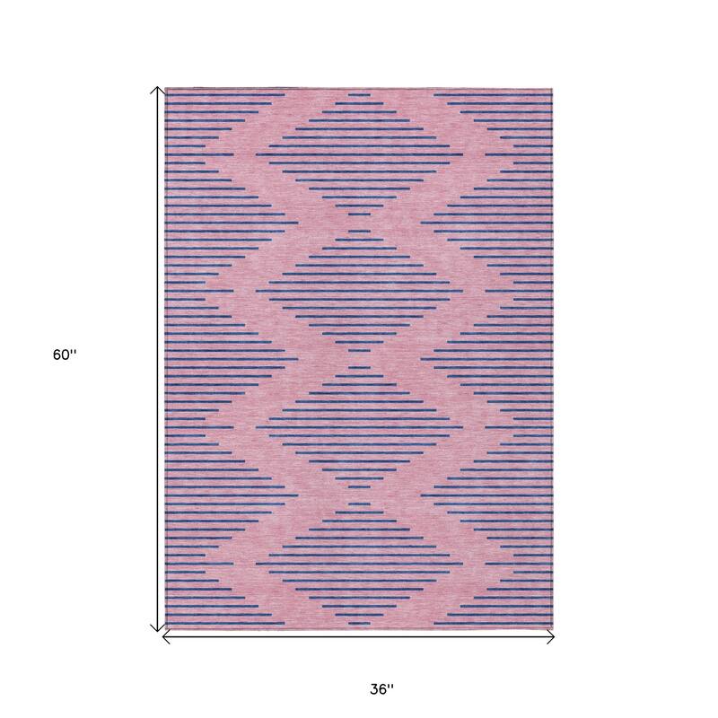 HomeRoots Geometric Transitional Rectangle Outdoor Rug