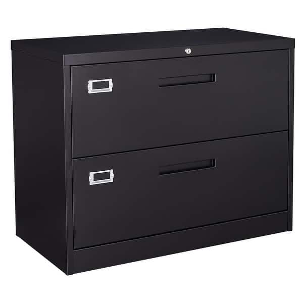 File with Lock 2 Drawer Lateral File for Legal/Letter
