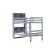 preview thumbnail 30 of 33, Functional Bunk Bed with Bookcase,Detachable Kids Beds,Twin over Twin