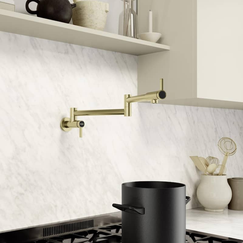 Blanco 527485 Culina II 1.5 GPM Wall Mounted Single Hole Pot Filler