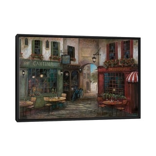 Large Wall Art, Framed Art, Courtyard Ambiance, by Ruane Manning - Bed ...