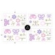 preview thumbnail 4 of 2, Sweet Jojo Designs Pink and Purple Butterfly Peel and Stick Wall Decal Stickers Art Nursery Decor (Set of 4)