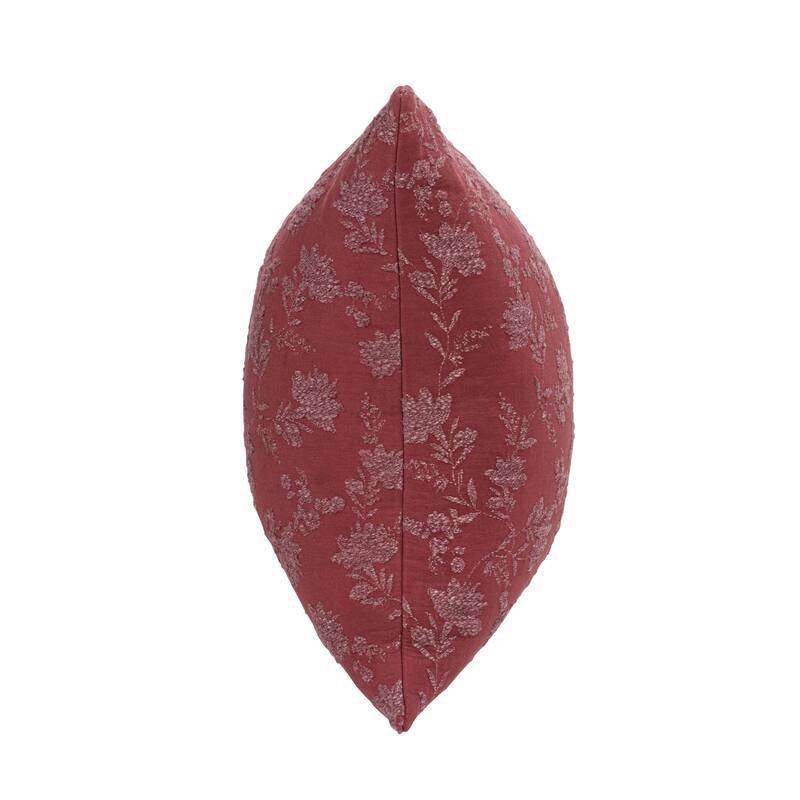 Villa by Classic Home Rosecliff Cotton Blend Throw Pillow