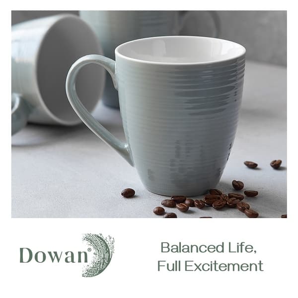 DOWAN Coffee Mugs Set, 17 Oz Large Coffee Mug Set of 6 with Handle - Bed  Bath & Beyond - 40025651